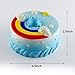 WATINC Kawaii 2pcs Jumbo Cake Set Squishy Slow Rising Sweet Scented Vent Charms Kid Toy Hand Toy, Stress Relief Toy Doll Gift Fun Large (Dolphin Cake&Cream)