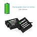 MIBOTE Rechargeable Battery 3 Pack x 1500mAh and Triple Charger for GoPro Hero 5 Black, Hero 6 Black, Hero 7 Black, Hero (2018) (Fully Compatible with Original Camera)