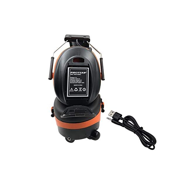 Protear Ear Defenders with DAB+/FM Radio & Bluetooth 5.2, Noise Cancelling Wireless Headphones for Workshop, Garden…