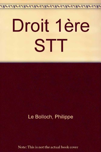 Droit, 1re STT