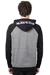 Ultra Game NFL Baltimore Ravens Mens Full Zip Soft