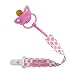 Paci Holder by PBnJ baby (Pink Dots)