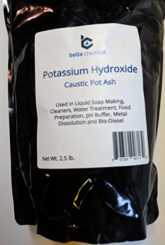 Potassium Hydroxide - Food Grade (Caustic Potash) (2.5 Pound)