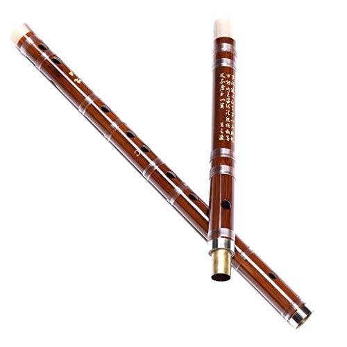 Zyj C D E F G Key Vocal Instrument Refining Professional Playing Bitter Bamboo Flute Beginner Adult Flute (Size : C Tone)