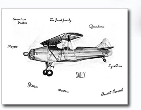 Airplane Guest Book Art Print