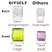 DIYSELF 36 Pack Glass Fridge Magnets Refrigerator Magnets Office Magnets Small magnets Colorful Magnets for Whiteboard