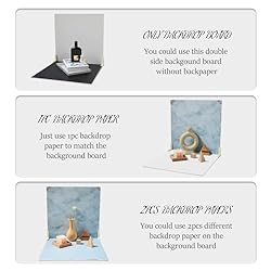 EOAJAFOU 7PCS 16x 16 Inch Backdrop Papers and 2PCS