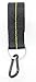 Hammock Straps - Set of 2 Hammock Tree Straps with Heavy Duty Carabiner Clips - 2 Inch X 8 Foot Long Straps for Hammock Camping, 4,000 lb Webbing - Made in USA Black