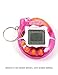 Electronic Tiny Pet Toy, Child Nostalgic Tamagotchi Virtual Cyber Mini Pet Funny Game Machine with Keychain (One Size Solid Color) (1)