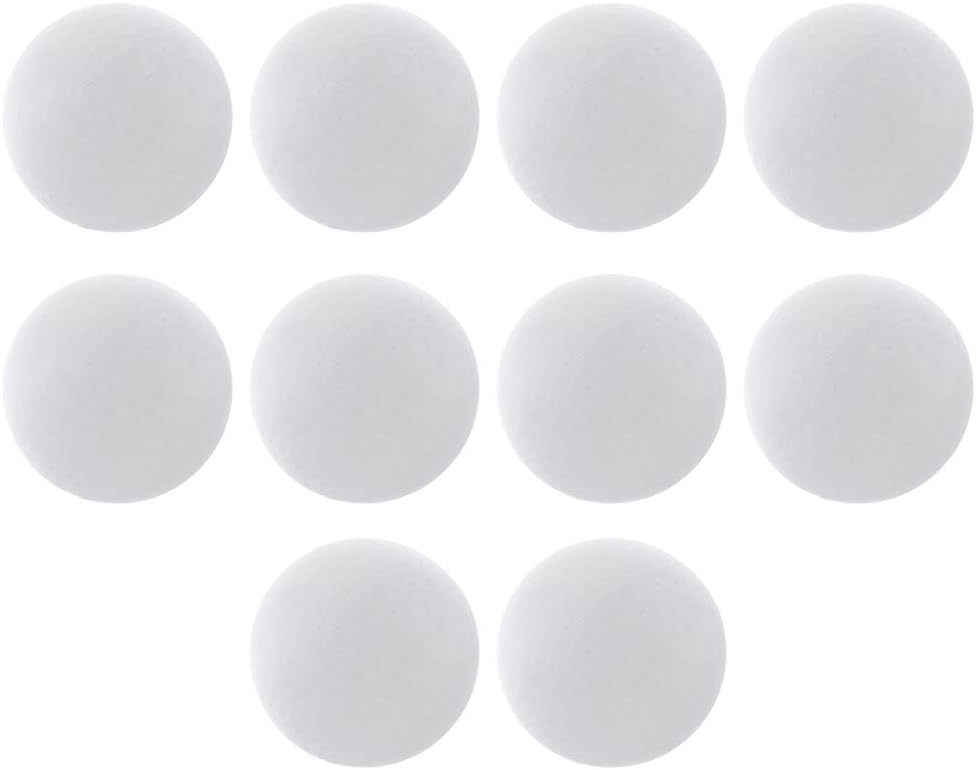 dailymall 10 Pieces 150mm Polystyrene Spheres for Atomic Classes Craft Projects and Easter Party Decorations