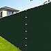 Amagabeli 8&rsquo;x50&rsquo; Fence Privacy Screen Heavy Duty for Chain Link Fence Fabric Screen with Brass Grommets Outdoor 8ft Garden Patio Construction Fencing 90% Blockage Shade Tarp Mesh UV Resistant Green primary