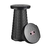 SiliPacks Portable Telescoping Folding Stool Outdoor Collapsible Camping seat for Fishing Picnic Hiking Traveling, Home Garden Use, Can Hold 130kg