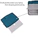 MOSISO Polyester Multifunctional Briefcase Handbag Compatible with 13-13.3 inch Laptop, Pure Teal