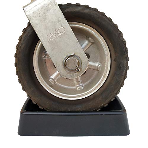 thumbnail image 2 of BOYISEN Heavy Duty Trailer Jack Wheel Dock – Wheel Chock For Boat, RV, Camper, Cargo Trailer (6in/8in Wheels) 2 of 9