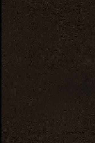 Download Journal Daily: Faux Leather Design, Lined Blank Journal Book, 6 x 9, 200 Pages