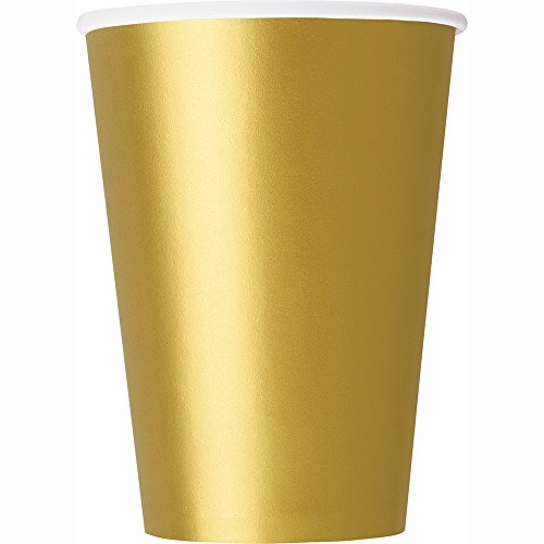 12oz Gold Paper Cups, 25ct