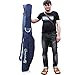 Sougayilang Soft Fishing Rod Case Carrier Bag Fishing Case Organizer-170cm/67in