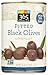 365 Everyday Value, Pitted Black Olives Medium, 6 Ounce