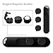 Cable Management, Hizek Magnetic Cable Organizer Multipurpose Cable Clips for Power Wires,Charging Cables,USB Cords,Audio Cables,Headphones Wires(Black)