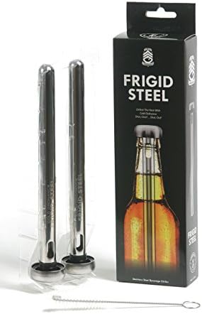 Beer Chiller Stick - Beer Cooling in Bottle 2 Pack Stainless Steel by Cold Ordnance