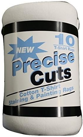 Knit Precise Cuts Staining and Paint T Shirt Rags 14 x 16 inch (Multiple Quantities) (10)
