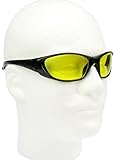 Running Sunglasses : Lightweight Sports Sunglasses for Men and Women - Best Sunglasses for Running, Cycling, Golf, Driving, Fishing & All Outdoor Activities, With Yellow Lens For Better Performance