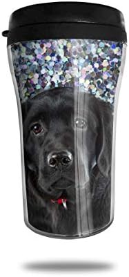 OUYouDeFangA Bling Bling Glitter Glitteryl Travel Coffee Mug 3D Printed Portable Vacuum Cup,Insulated Tea Cup Water Bottle Tumblers For Drinking With Lid 8.54 Oz (250 Ml)