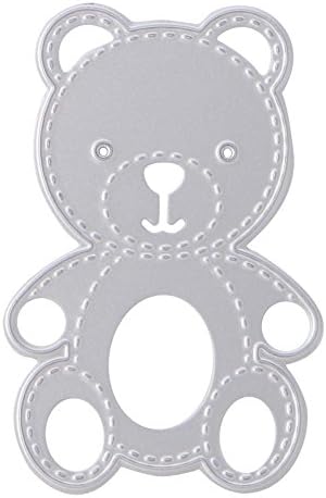 LIYUDL Bear Cutting Dies Stencil Scrapbook Paper Card Embossing Decorative Decor Craft