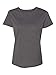 Hanes Womens 5.2 oz. ComfortSoft Cotton T-Shirt (5680) Charcoal Heather l
