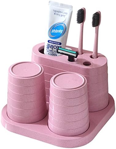 Creative free punch toilet toothbrush holder/ simple couple mug/ wash your toothbrush Kit-A