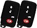 KeyGuardz Keyless Entry Remote Car Smart Key Fob Shell Cover Protective Case for Toyota Avalon Camry Corolla (Pack of 2)
