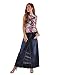 Style J Wrinkled Wonder Long Denim Skirt