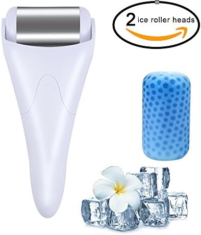 Face Massager with 2 Ice Rollers , Eye Massager for Eye Puffiness, Redness, Migraine, Pain Relief