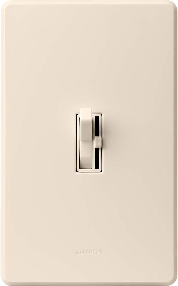Lutron Toggler LED+ Dimmer Switch | 150-Watt, Single-Pole/3-Way | TGCL-153PH-IV | Ivory - Wall Dimmer Switches - 