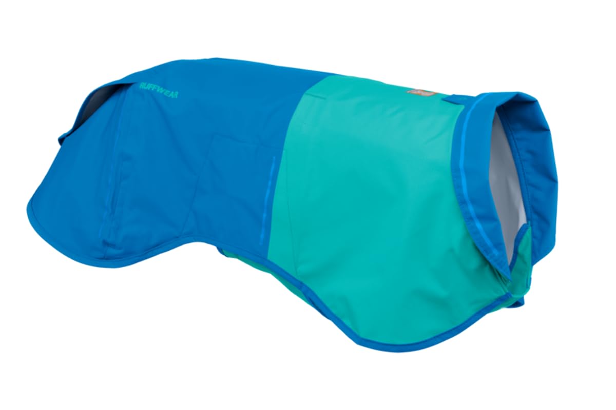 RUFFWEAR Sun Shower Rain Jacket, Lightweight Waterproof Raincoat for Dogs, Small, Blue Dusk