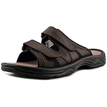 Propet mens Vero Slide Sandal, Brown 