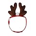 HBuir Pet Reindeer Santa Hat Christmas Costume Antlers Head Wear for Dog