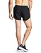 baleaf Mens Athletic Shorts 3” Inseam Running Gym Bodybuilding Shorts Sports Active Training Fitness Exercise Jogging with Brief Pocket Black XL