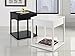 Ameriwood Home Parsons End Table with Drawer, Black