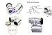 Univsersal 60x Zoom LED Clip-on Microscope Lens+Microfiber Cleaning Cloth for iPhone 4s 5 5s 5c 6 Itouch Ipad Samsung Galaxy S3 S4 S5 Note 2/3/4 HTC Nokia Sony,etc.