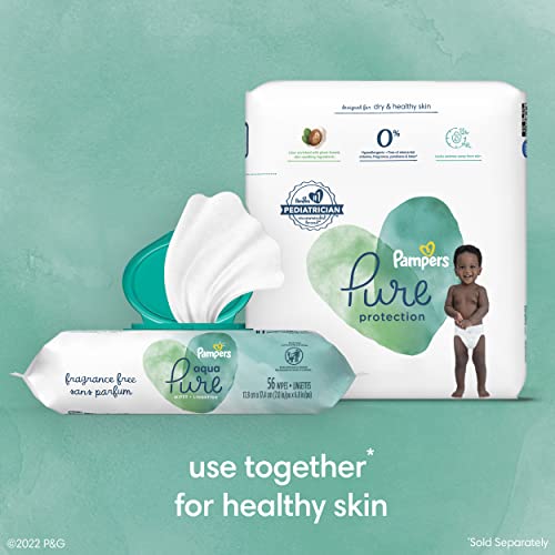 PAMPERS PURE PROTECTION DIAPER SIZE 1 32 CT OLD