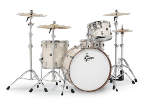GretschDrums Renown 4-piece Jazz Shell Pack with Matching Snare - Vintage Pearl