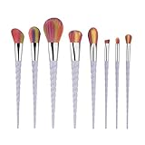 TONSEE 8 Pcs/set Make Up Foundation Eyebrow Eyeliner Blush Cosmetic Concealer Brushes
