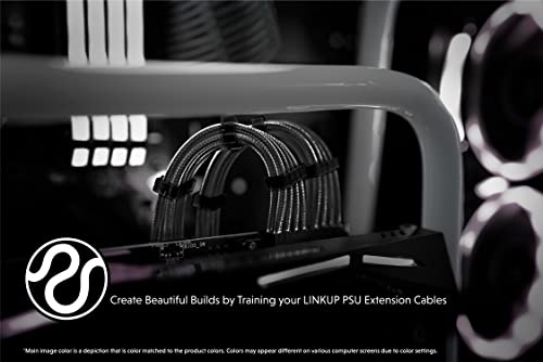 LINKUP - AVA 30cm PSU Cable Extension Sleeved