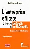 L'entreprise efficace à l'heure de Swatch et de Mc Donald's (Alternatives économiques) (French Edition) by Guillaume Duval