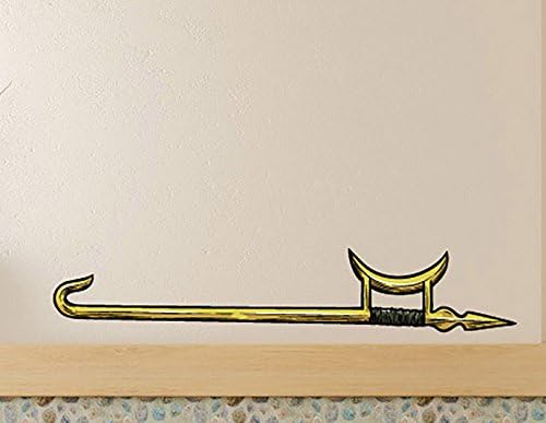 Chinese Weapon Wall Decals Stickers Uscolor002, Yellow, 72 Inches
