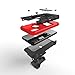 ZIZO Bolt Series for iPhone Xs Max case Military Grade Drop Tested with Tempered Glass Screen Protector, Holster, Kickstand Black RED
