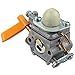 Powtol SS30 CS30 Carburetor fits Homelite Ryobi BC30 CS26 SS26 TP30 25cc 30cc String Trimmer Brushcutter Replace 308054013 308054003 C1U-H60 985624001 985308001 3074504