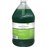 Vet One Chlorhexidine Antibacterial Body Wash - Aloe Vera Face Scrub &amp; Body Scrub, Skin Cleanser, Acne Face Wash, Anti Bacterial Body Soap 1 Gallon, Antiseptic Skin Cleanser &amp; Face Exfoliating Scrub