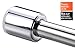 BRIOFOX Tension Shower Curtain Rod, Never Rust 304 Stainless Steel + Non-Fall Down (Classic Spring Tension/Super-large Non-slip Plate) Use for Bathroom Doorway Windows, 42-72 Inches